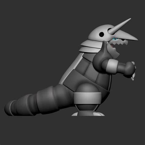 Stl File Aggron Pokemon・3d Printable Design To Download・cults