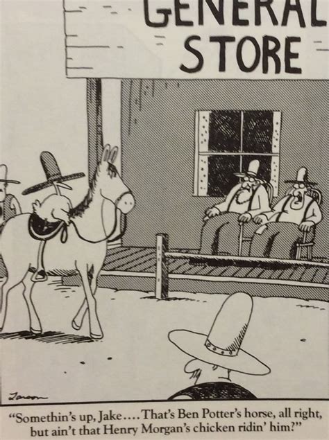 The Far Side Ben Potters Horse Far Side Cartoons Gary Larson
