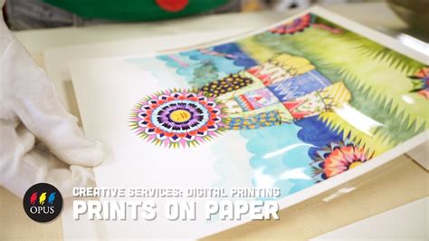 Creative Services Digital Printing Prints On Paper Youtube