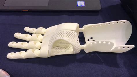 Amazing 3d Printed Human Hand Model Youtube