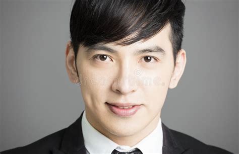 Closeup Young Asian Man Face Stock Photo Image Of Expression Asian