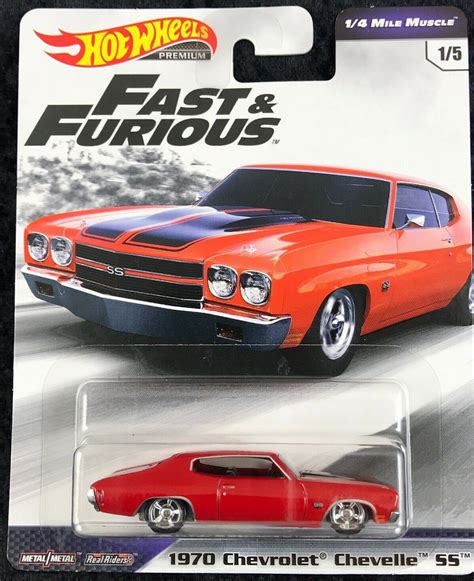 Hot Wheels 2019 Fast Furious 1 4 Mile Muscle 1970 Chevrolet Chevelle SS