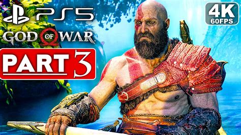 God Of War Ps5 Gameplay Walkthrough Part 3 4k 60fps No Commentary