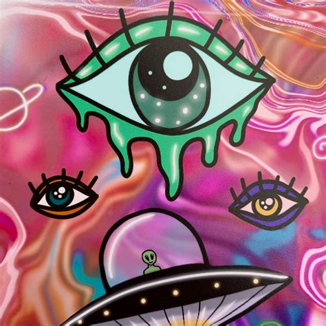 Innerspace Trippy Artwork Psychedelic Art Alien Art PRINT | Etsy