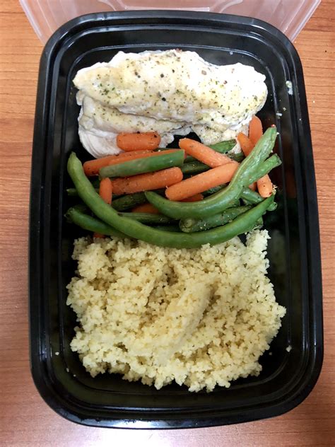 Stir in the chopped cilantro, the remaining 1 tbsp. Baked chicken, green beans, carrots and couscous coming in ...