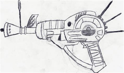 Ray Gun Sketch By Mxtxm On Deviantart