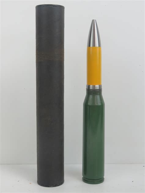 An Inert 35mm Oerlikon Shell To Be Fired In Captured Anti Aircraft