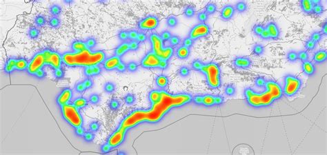 Cartografía Digital Mapas De Calor Heatmap En Global Mapper Y Qgis