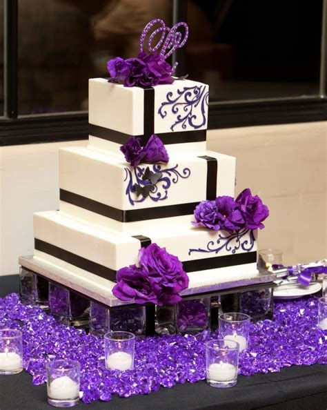 Wedding Stuff Ideas Purple Wedding Cakes