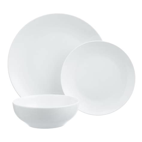 Mainstays 12 Piece Dinnerware Set White
