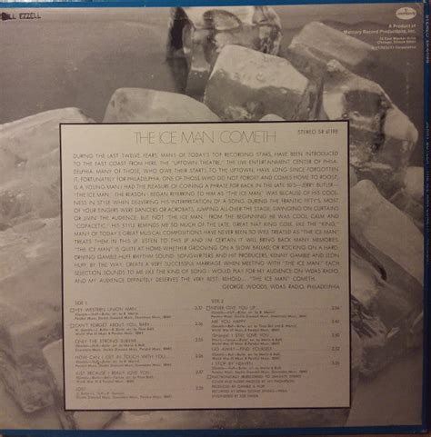 Jerry Butler The Ice Man Cometh 1968 Us Pressing Vinyl Pursuit Inc