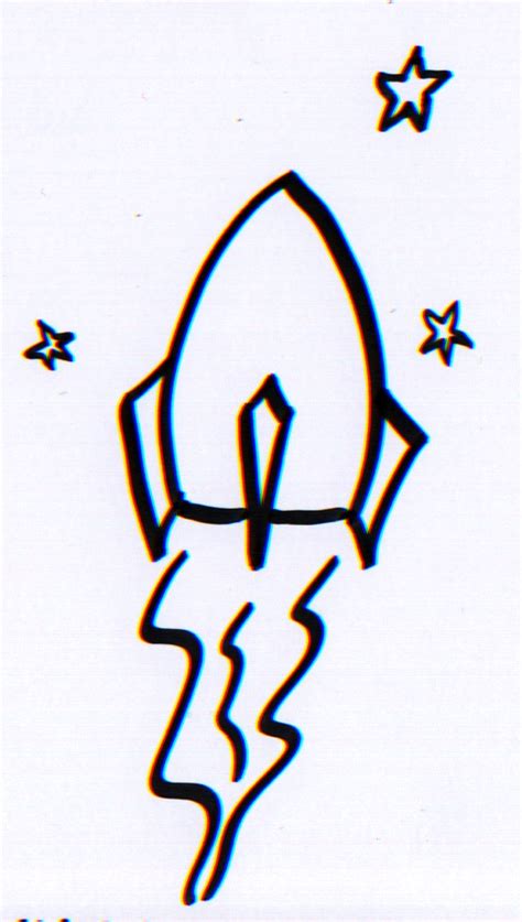 Who knew that drawing could be so easy and fun! Rocket Ship Drawing - ClipArt Best