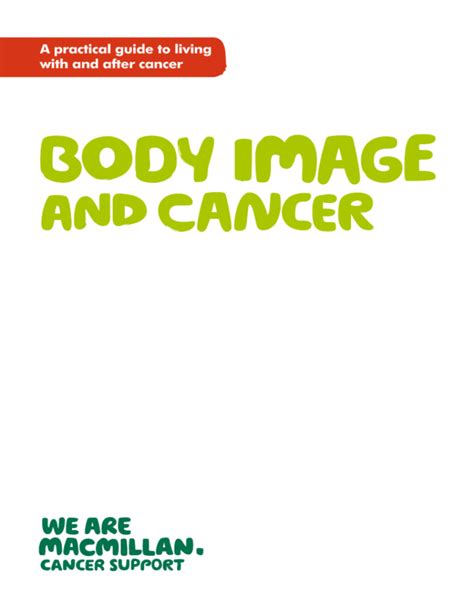 Body Image And Cancer Macmillan Cancer Support