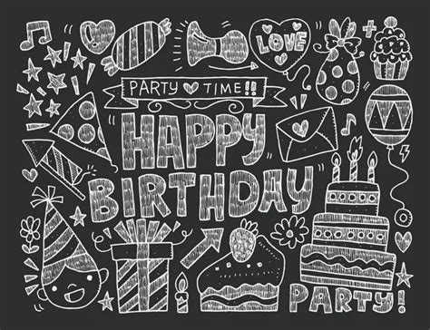 Doodle Birthday Element — Stock Vector © Mocoo2003 20242281