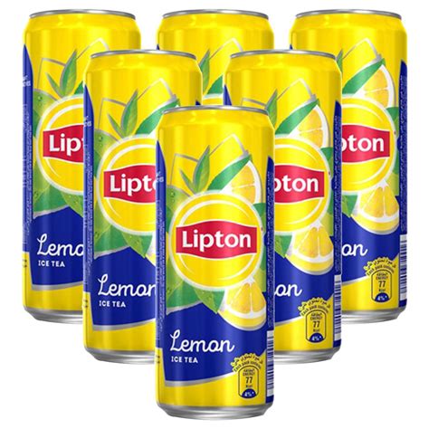 Lipton Lemon Ice Tea Can 6 X 245 16 Kilograms Grocery