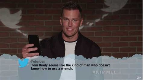 Watch Tom Brady Reads Mean Tweets On Jimmy Kimmel Live