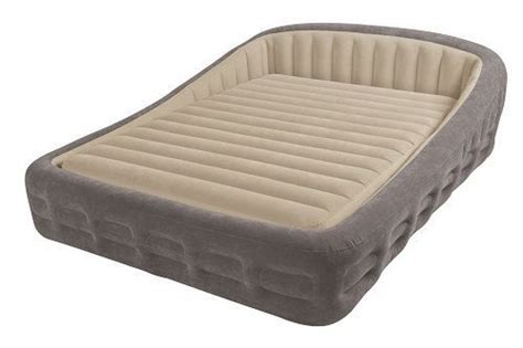 I like the height of the bed and great to have for those unexpected. Frame Air Mattress Air bed headboard Inflatable Portable ...