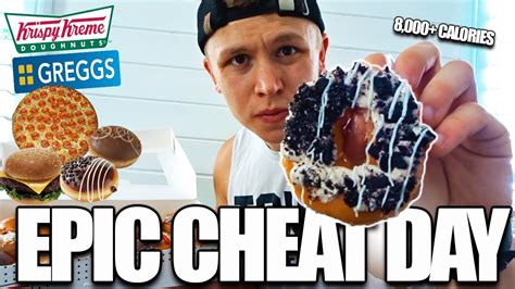 Epic Donut Cheat Day Full Day Of Eating 8000 Calories Youtube