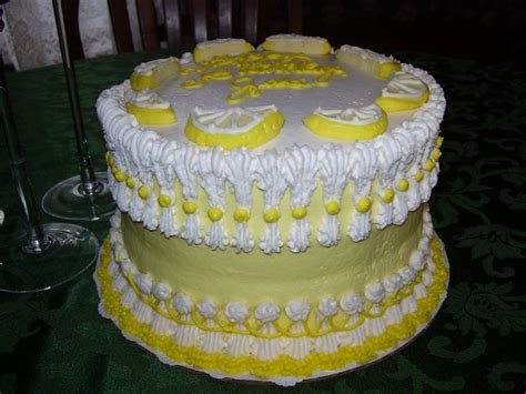 Lemon Sour Cream Pound Birthday Cake