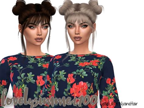 Simsworkshop Leahlilith`s Nyane Hair Recolored By Xlovelysimmer100x