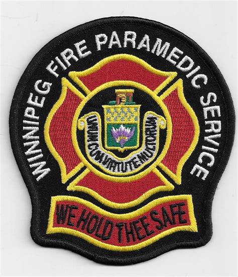 Media in category winnipeg fire department. Winnipeg Fire Paramedic | Ems patch, Firefighter paramedic