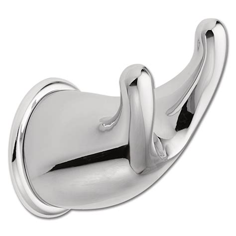 Chadwell Supply. MOEN DOUBLE ROBE HOOK- CHROME