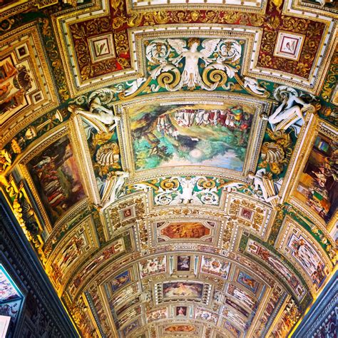 Ceiling In Vatican Museum Rome Vatican Museums City Photo Vatican