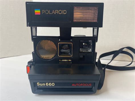 Vintage 1980s Polaroid Sun 660 Camera Working Condition Etsy