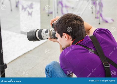 Wedding Photographer In Action Stock Image Image Of Nature Beauty