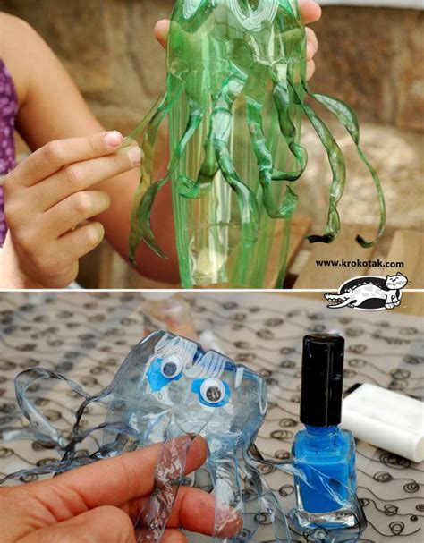 Plastic Bottle Medusas Krokotak Easter Decorations Kids Arts And