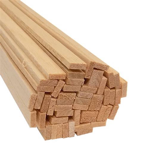 Balsa Wood Strips 18 X 38 X 36 50pkg