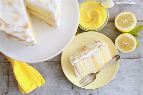 Lemon Meringue Cake Gemmas Bigger Bolder Baking