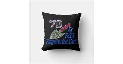 Fabulous 70th Birthday T For Her Throw Pillow Zazzle