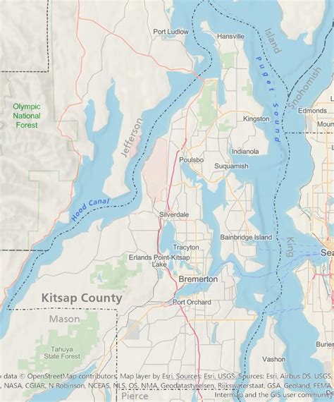 Kitsap Peninsula Map