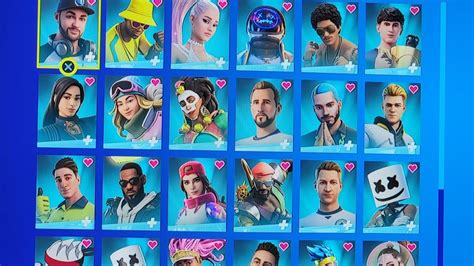 I Have All The Fortnite Icon Skins Youtube