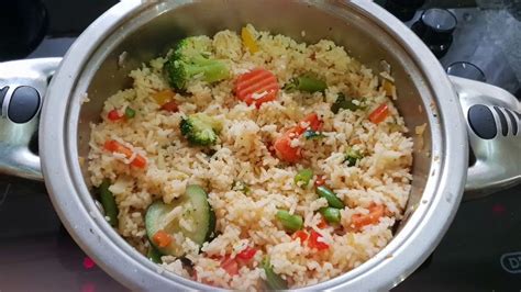 Rice And Vegetables Recipe Rice And Veggies Rice And Vegetable Stirfry