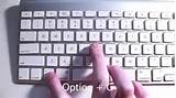 Degrees Keyboard Shortcut Mac