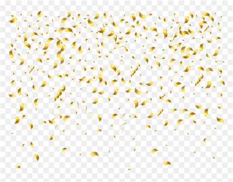 Transparent Glitter Confetti Png Gold Confetti Transparent Background