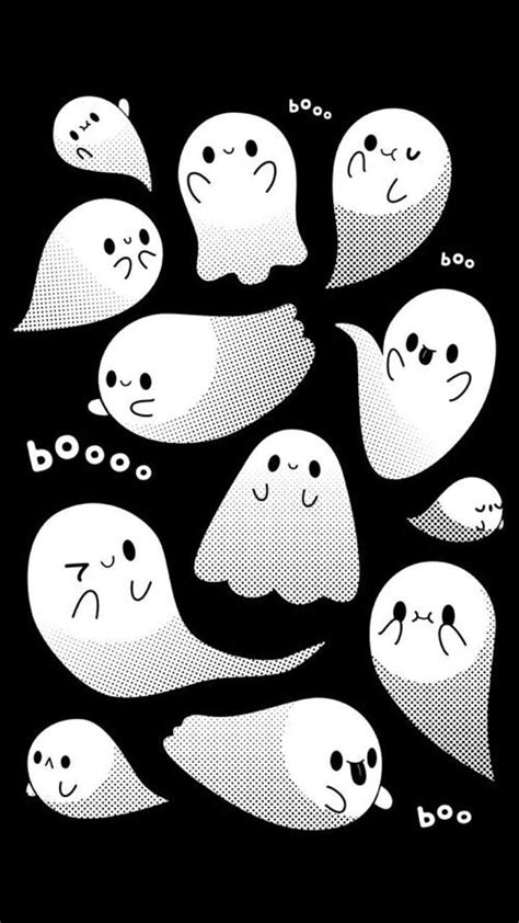 Ghost Halloween Cartoon Aesthetic Hd Phone Wallpaper Pxfuel