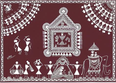 Warli The Impression Of Tribal Culture Owlcation Education