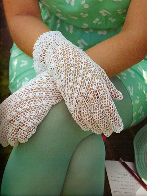 Ravelry Vintage Lace Gloves Pattern By Nicki Trench