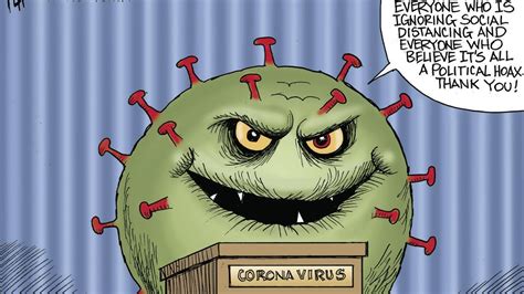 Bruce Plante Cartoon Thanks From The Coronavirus Columnists