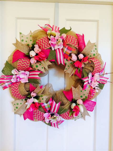 Kathys Kreations Spring Wreath For More Information Regarding A