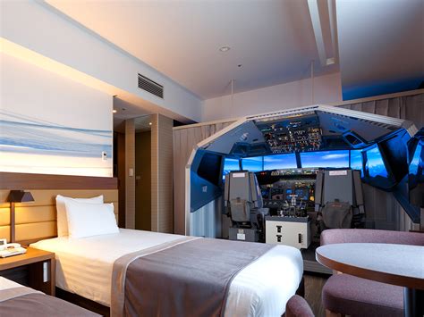Stay In A Flight Simulator Room At A Tokyo Haneda Airport Hotel Japan