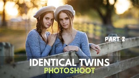 identical twins photoshoot golden hour twin sisters photography canon eos r5 canon rf 85mm 1