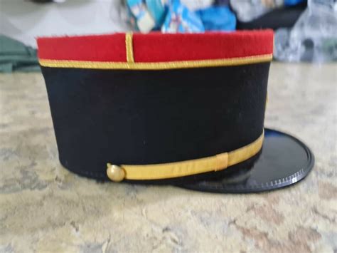 French Military Kepi France Army Embroidery Cap Officer Peak
