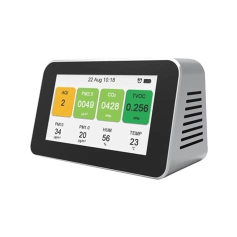 Home Air Quality Monitor, PM2.5/PM1.0/PM10/CO2/TVOC/Temperature
