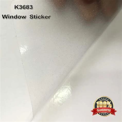 Frosted Glitter Privacy Decorative Glass Window Film Self Adhesive Home