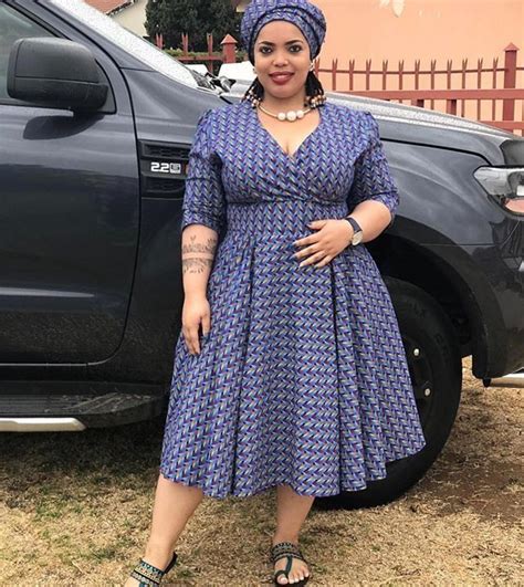 Shweshwe Dresses 2019 Wedding Dress African Dress On Stylevore
