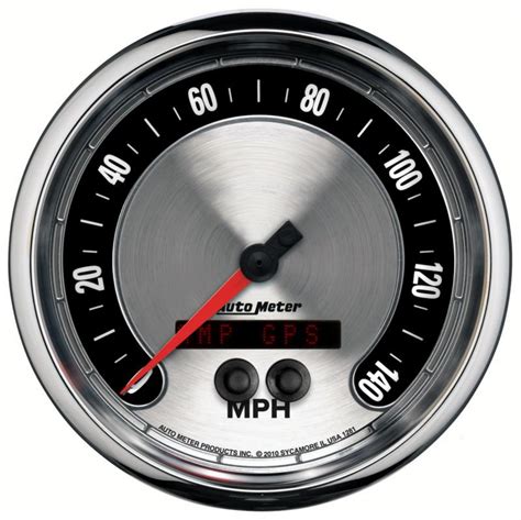Autometer Gauge Speedometer 5in 140mph Gps American Muscle 1281